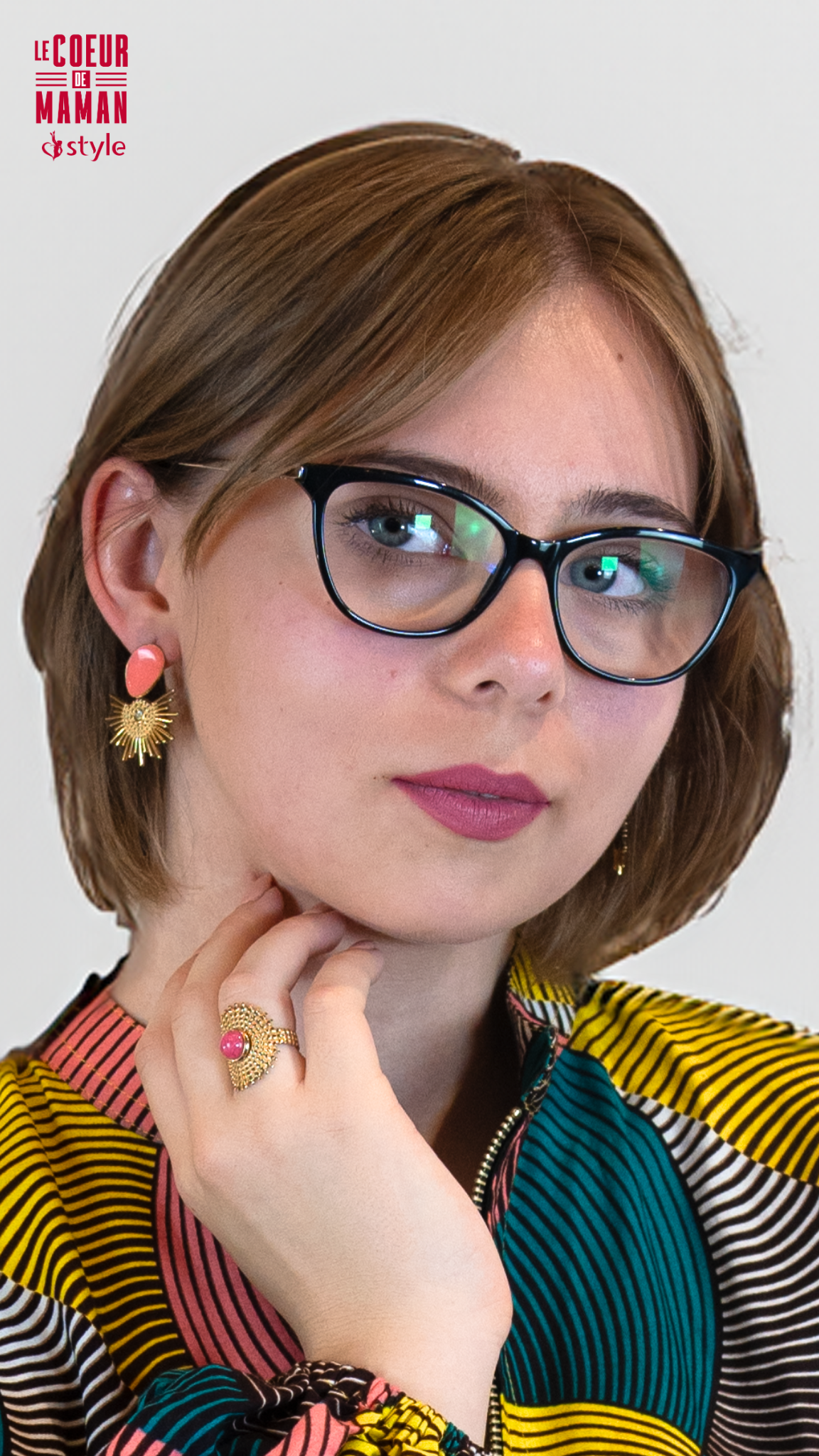 Boucle d'oreille acier