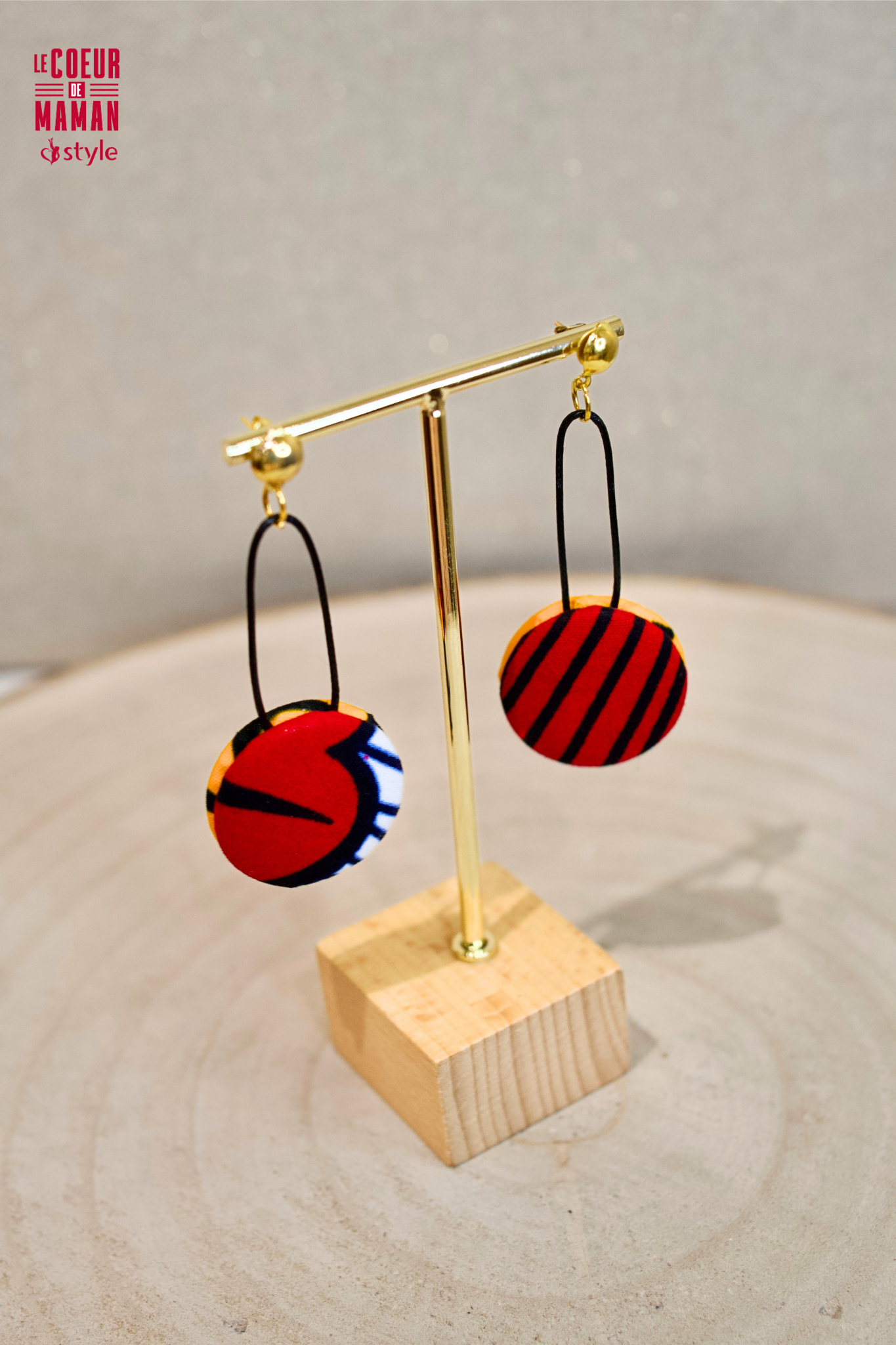 Boucle d'oreille Wax Rond