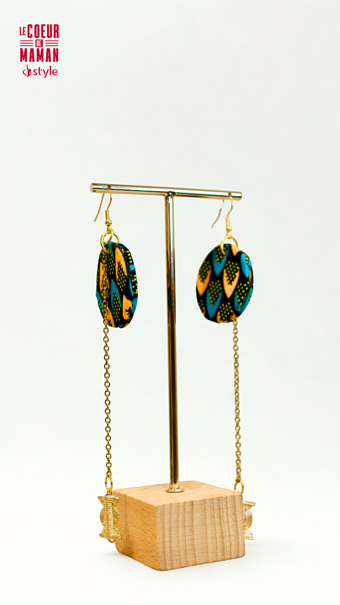 Boucle d'oreille Wax Rond