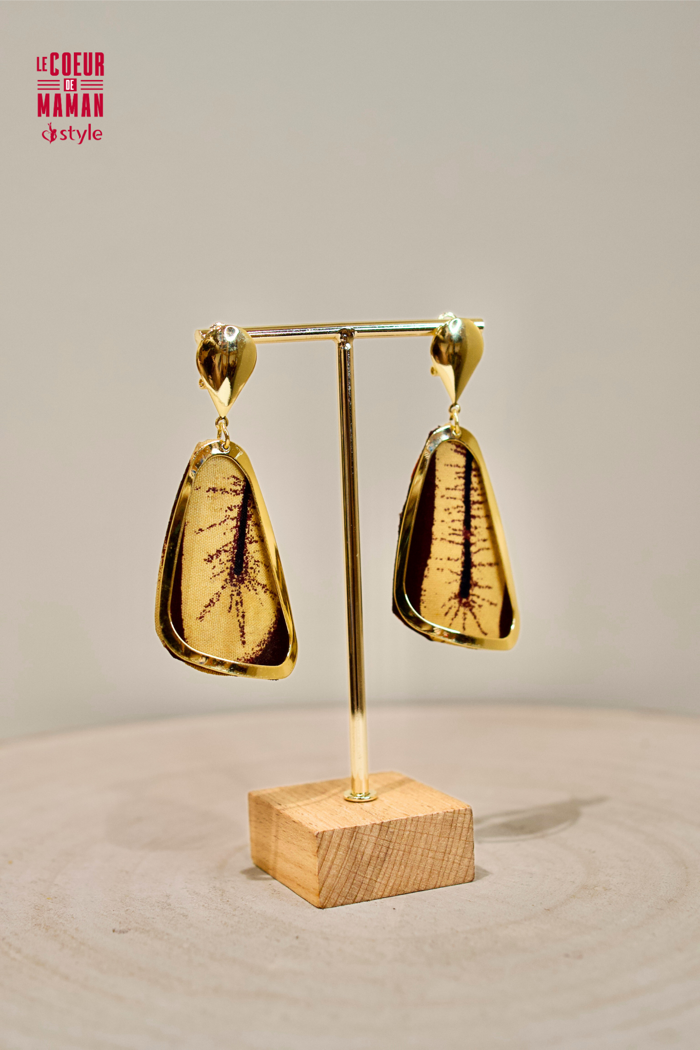 Boucle d'oreille Wax Or