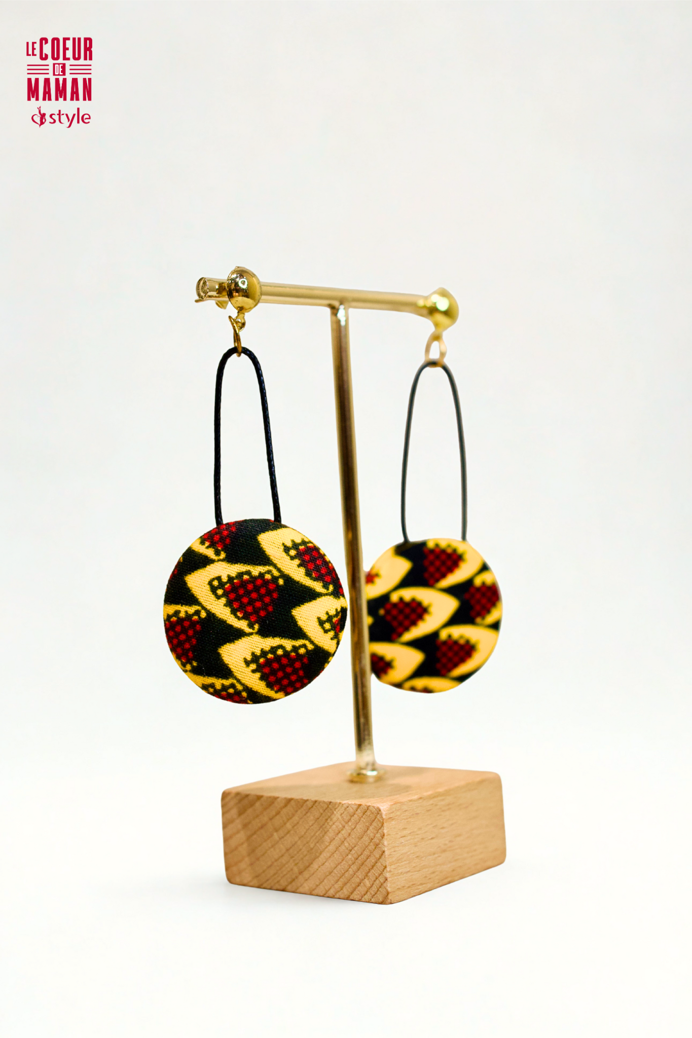 Boucle d'oreille Wax Rond