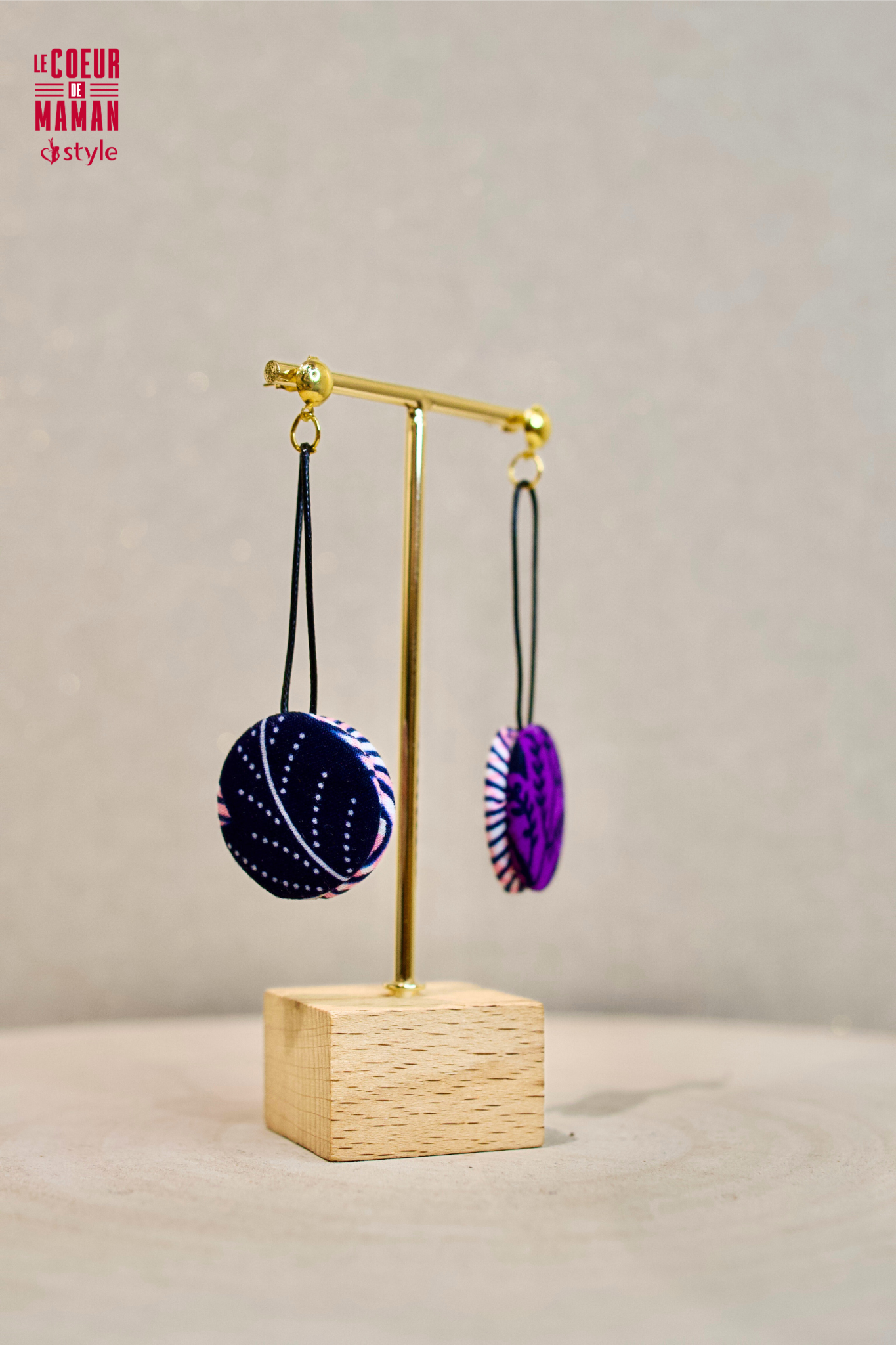Boucle d'oreille Wax Rond