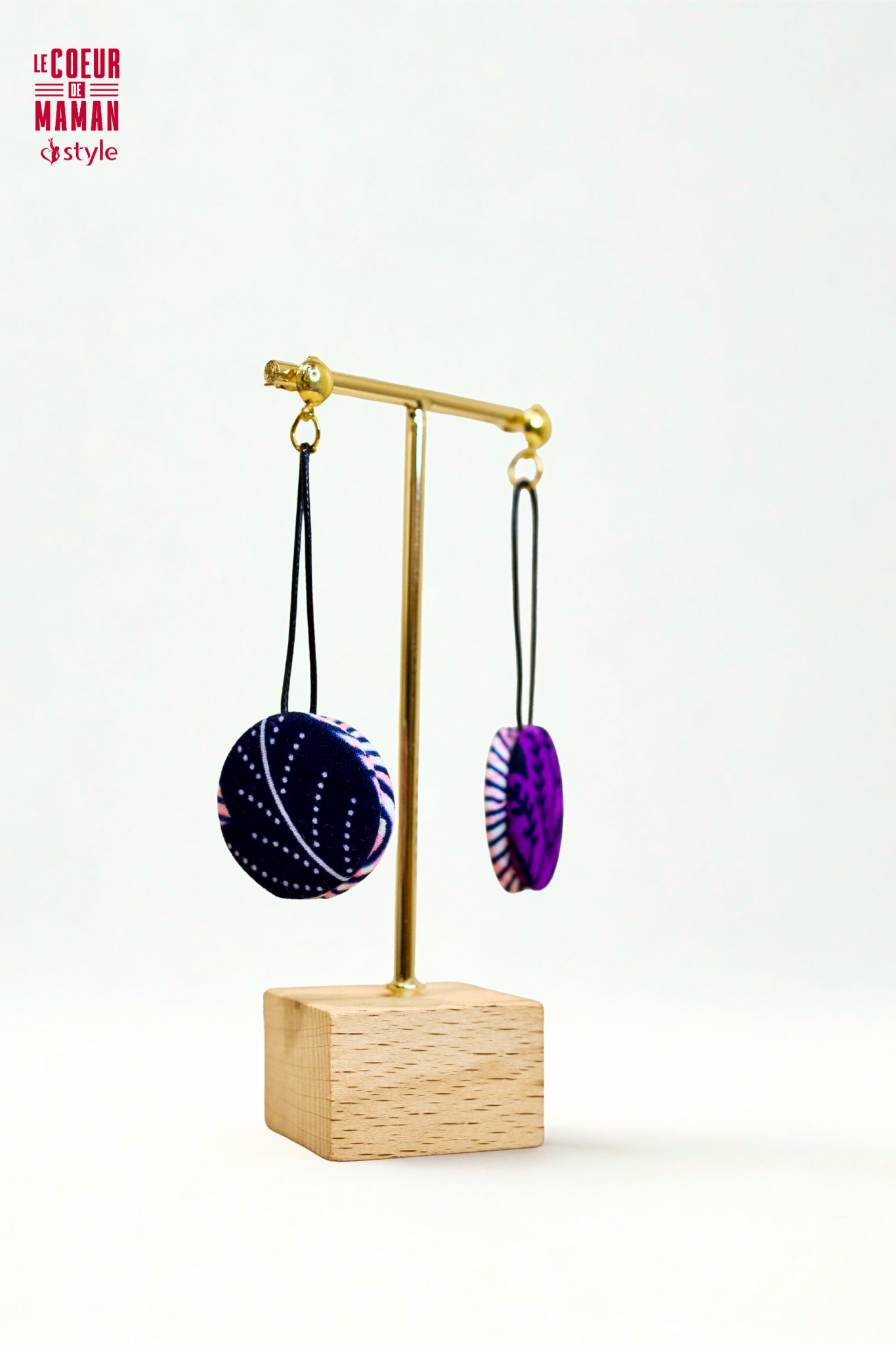 Boucle d'oreille Wax Rond