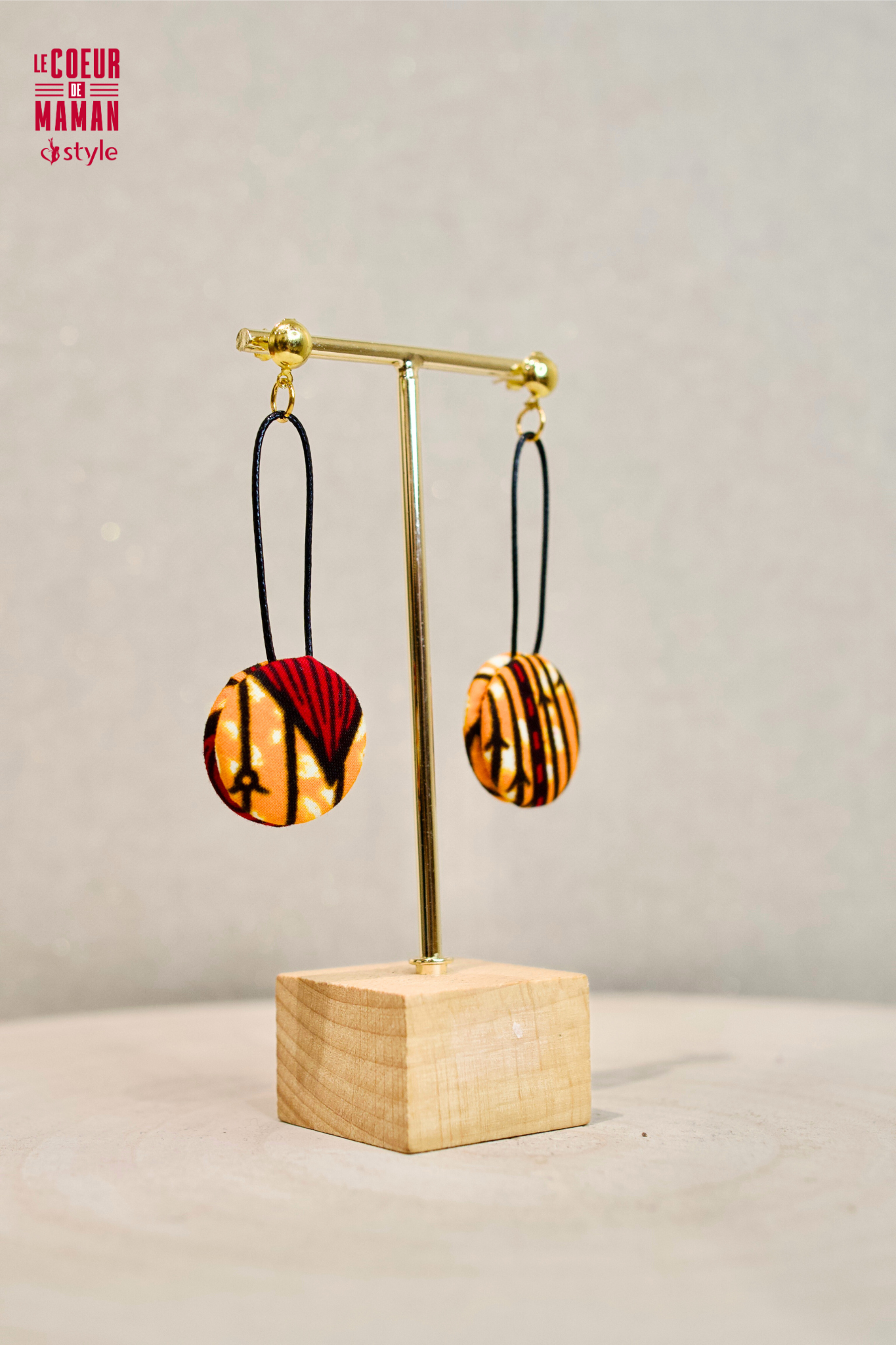 Boucle d'oreille Wax Rond