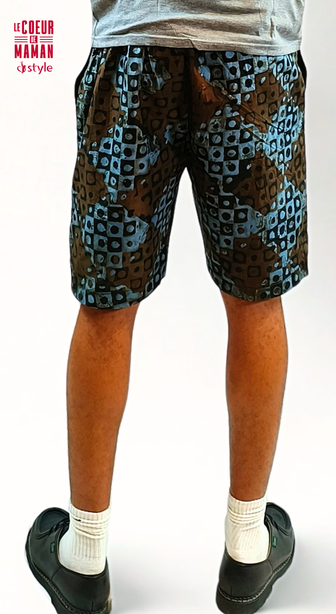 Short Homme bleue
