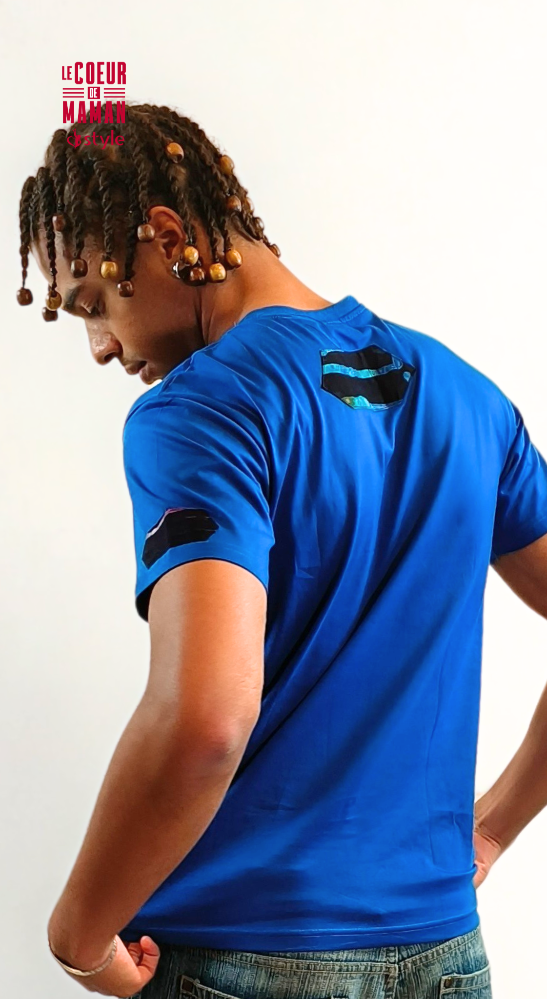 T-shirt Homme Bleu