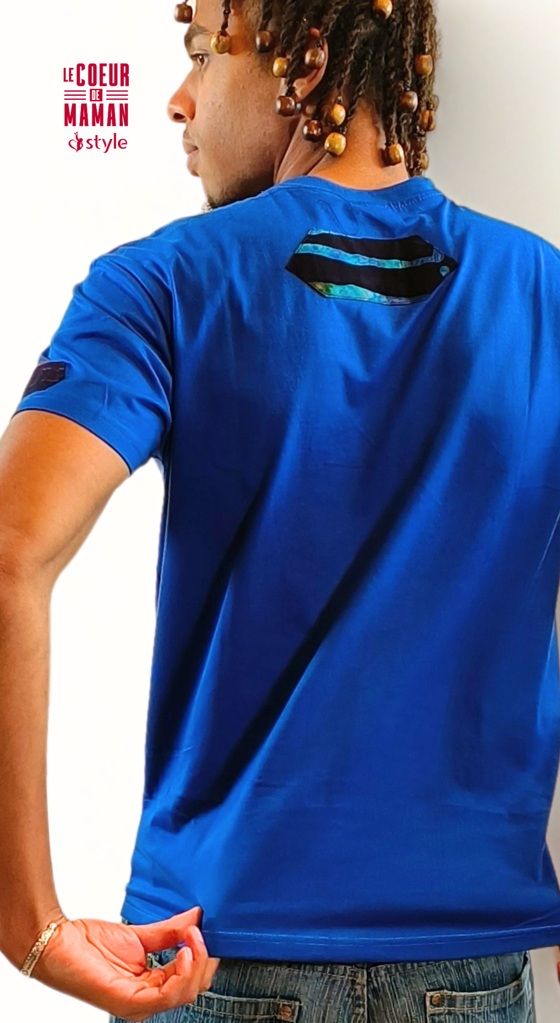 T-shirt Homme Bleu