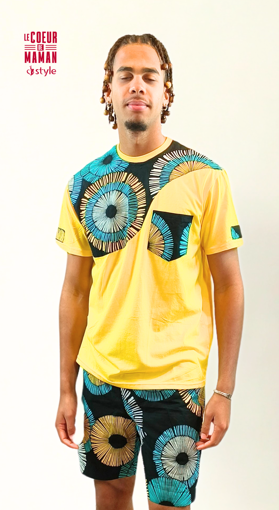 T-Shirt Homme jaune