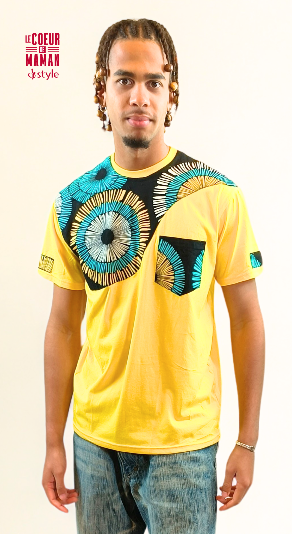 T-Shirt Homme jaune
