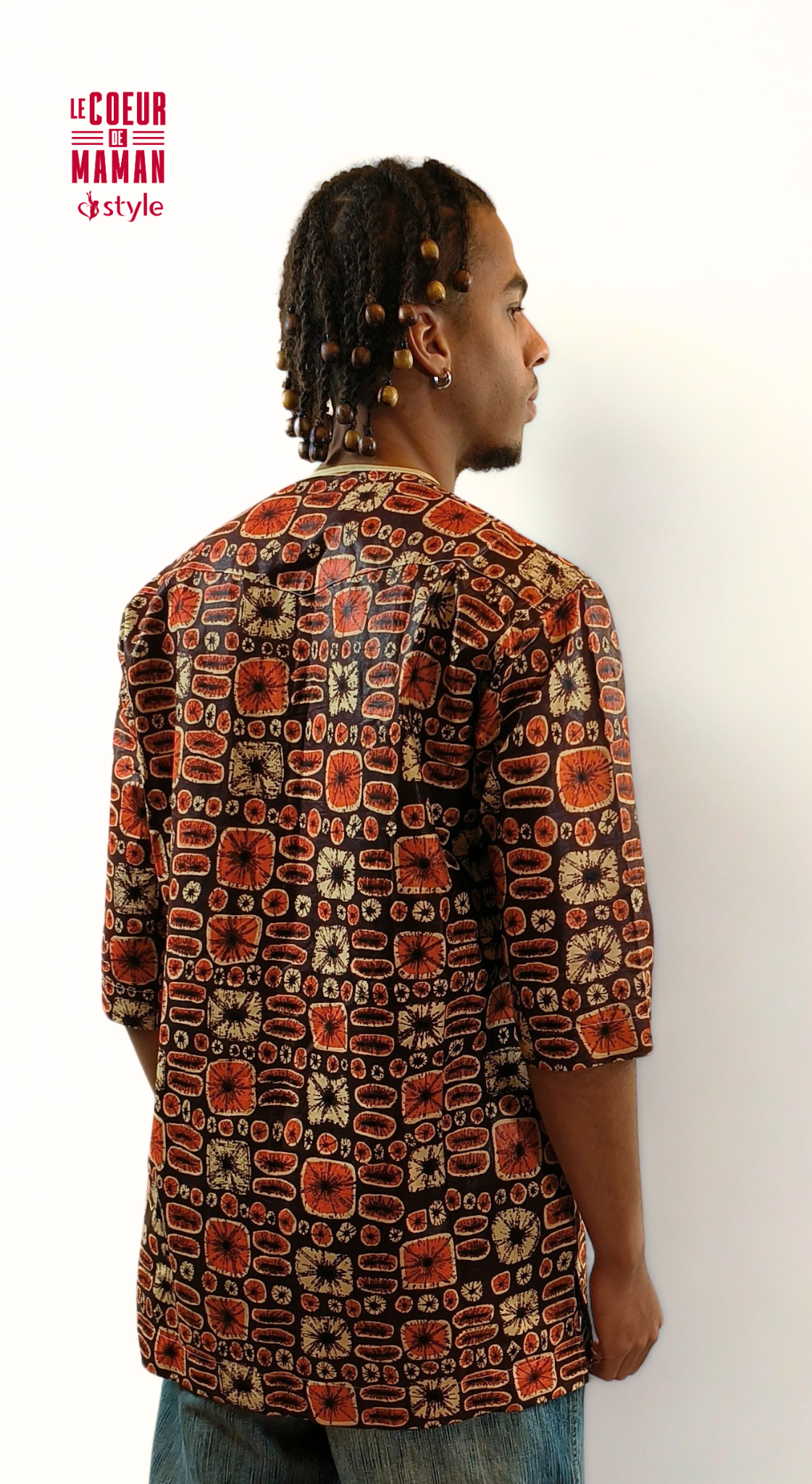 Tunique Homme marron