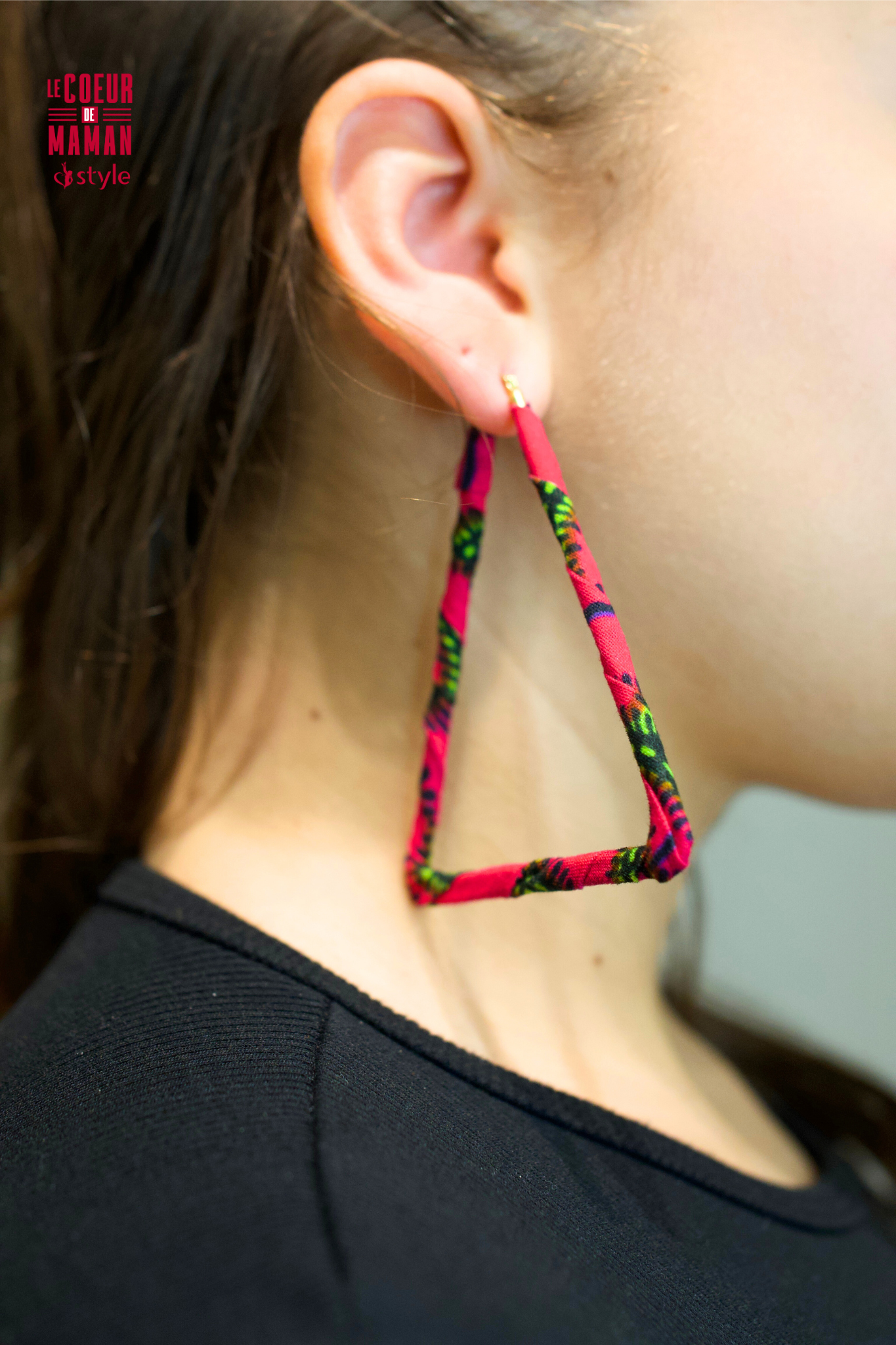 Boucle d'oreille Triangle
