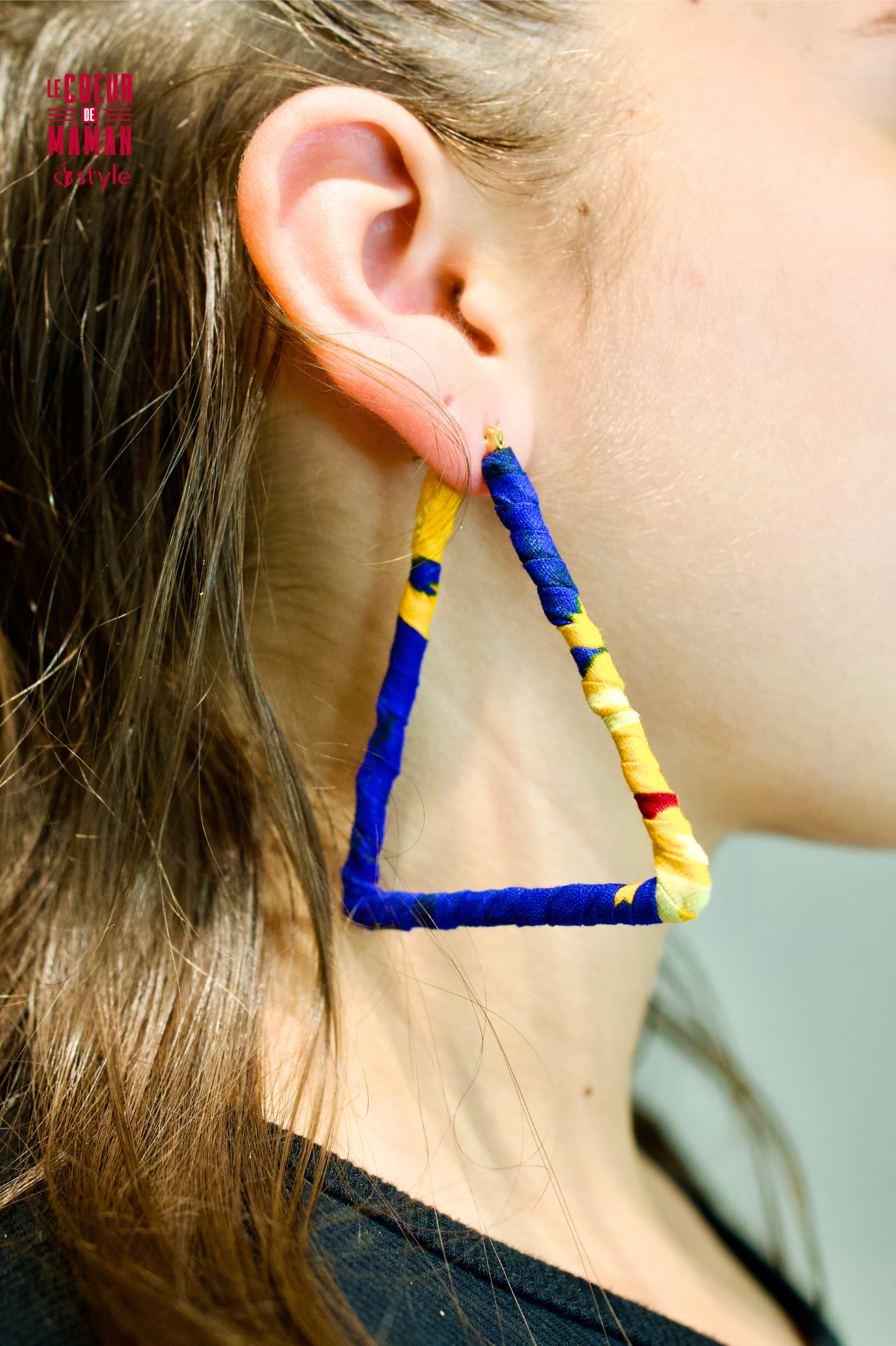 Boucle d'oreille Triangle