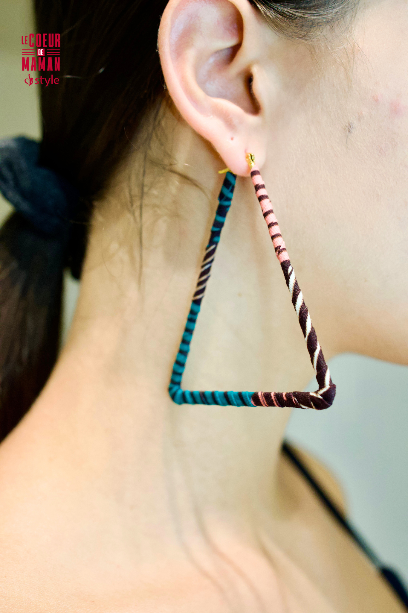 Boucle d'oreille Triangle