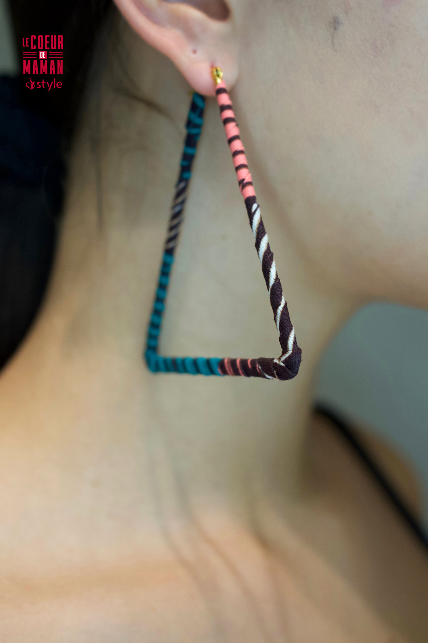 Boucle d'oreille Triangle