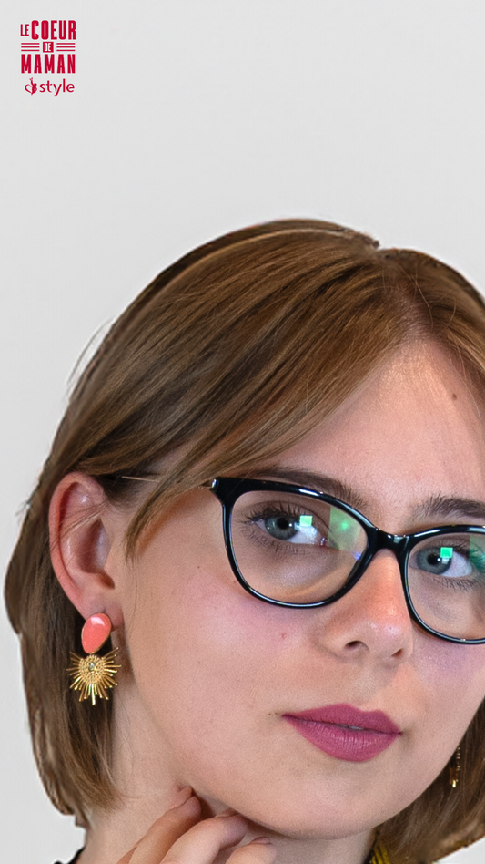 Boucle d'oreille acier