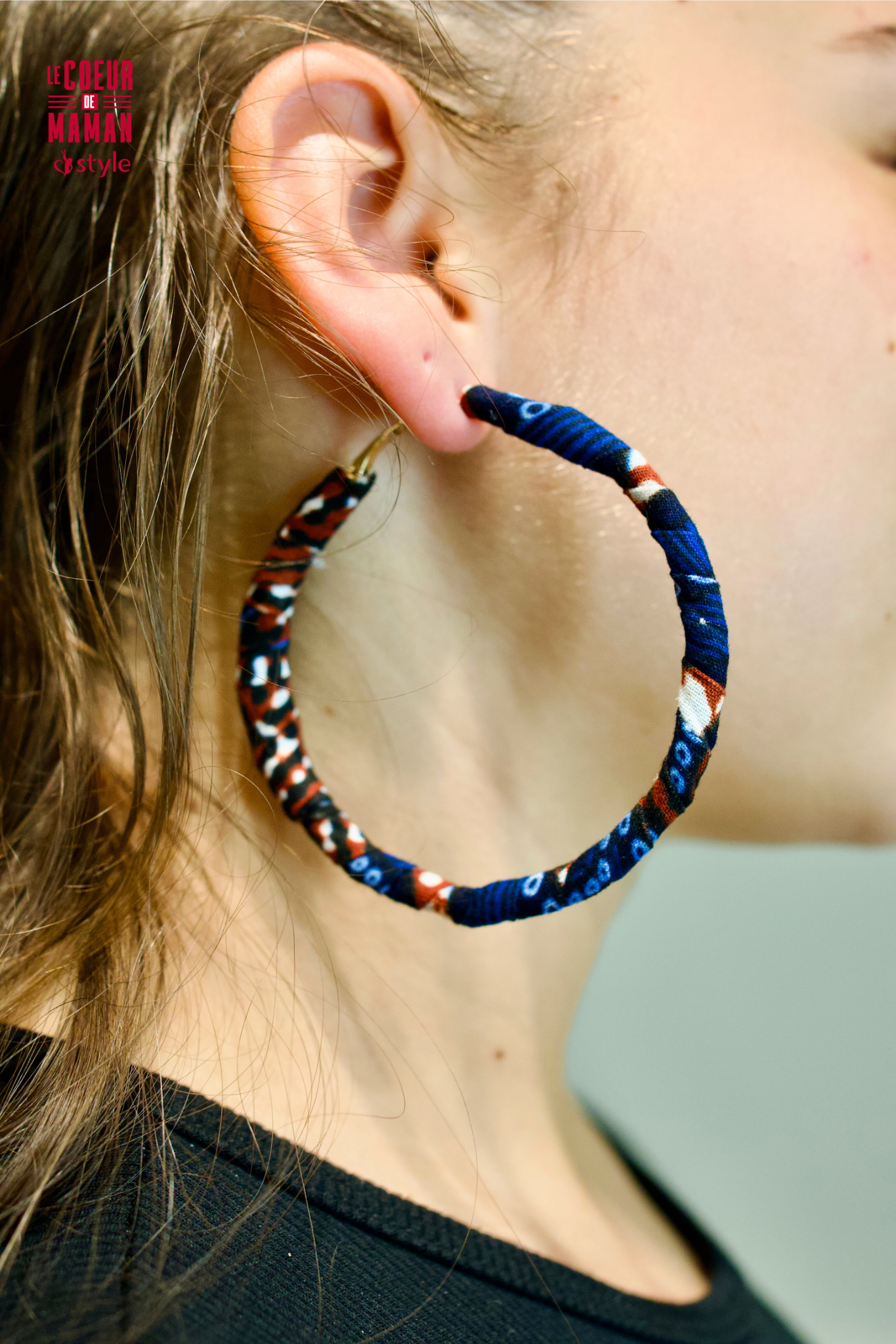 Boucle d'oreille Wax Créole