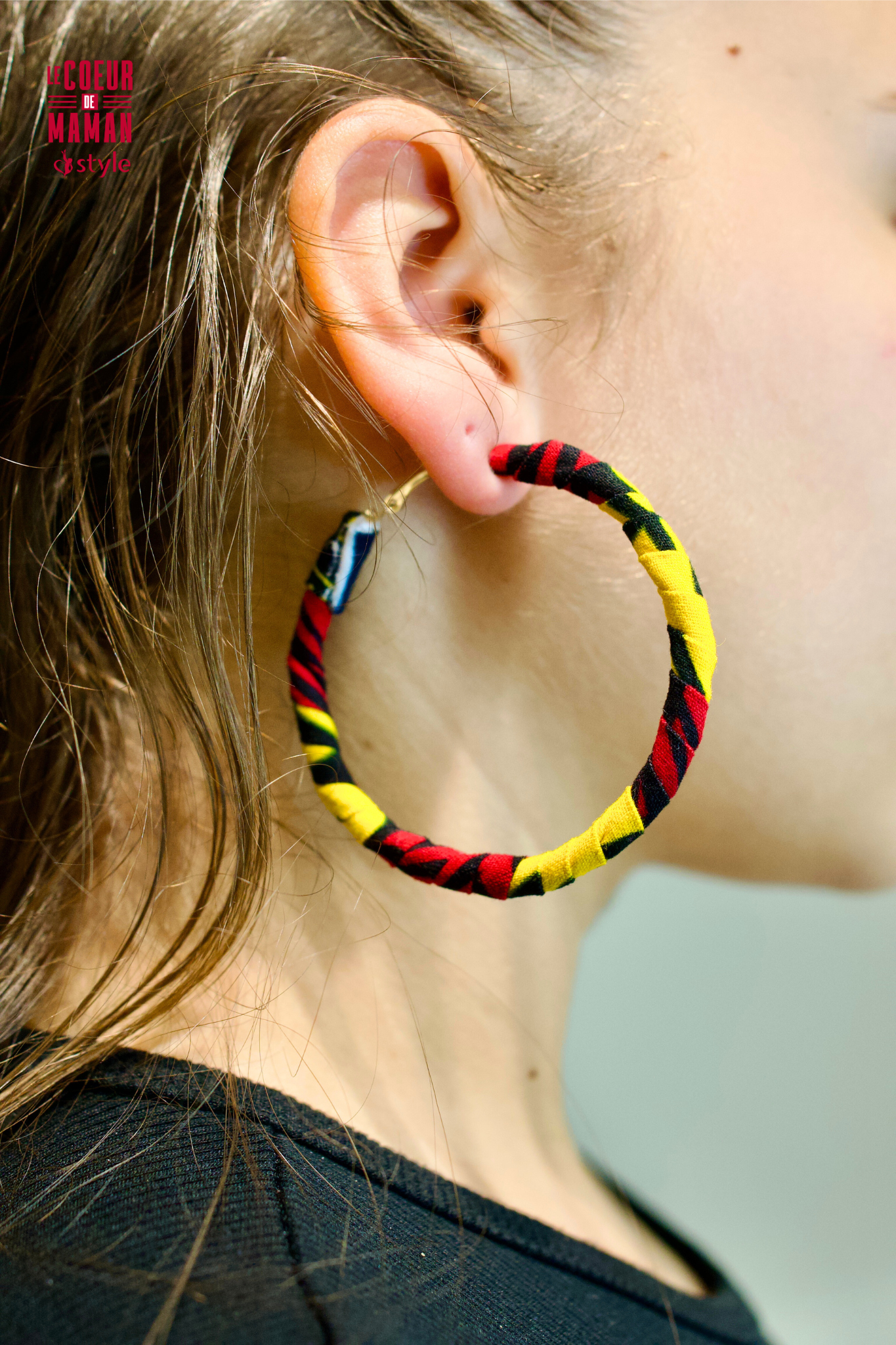 Boucle d'oreille Wax Créole