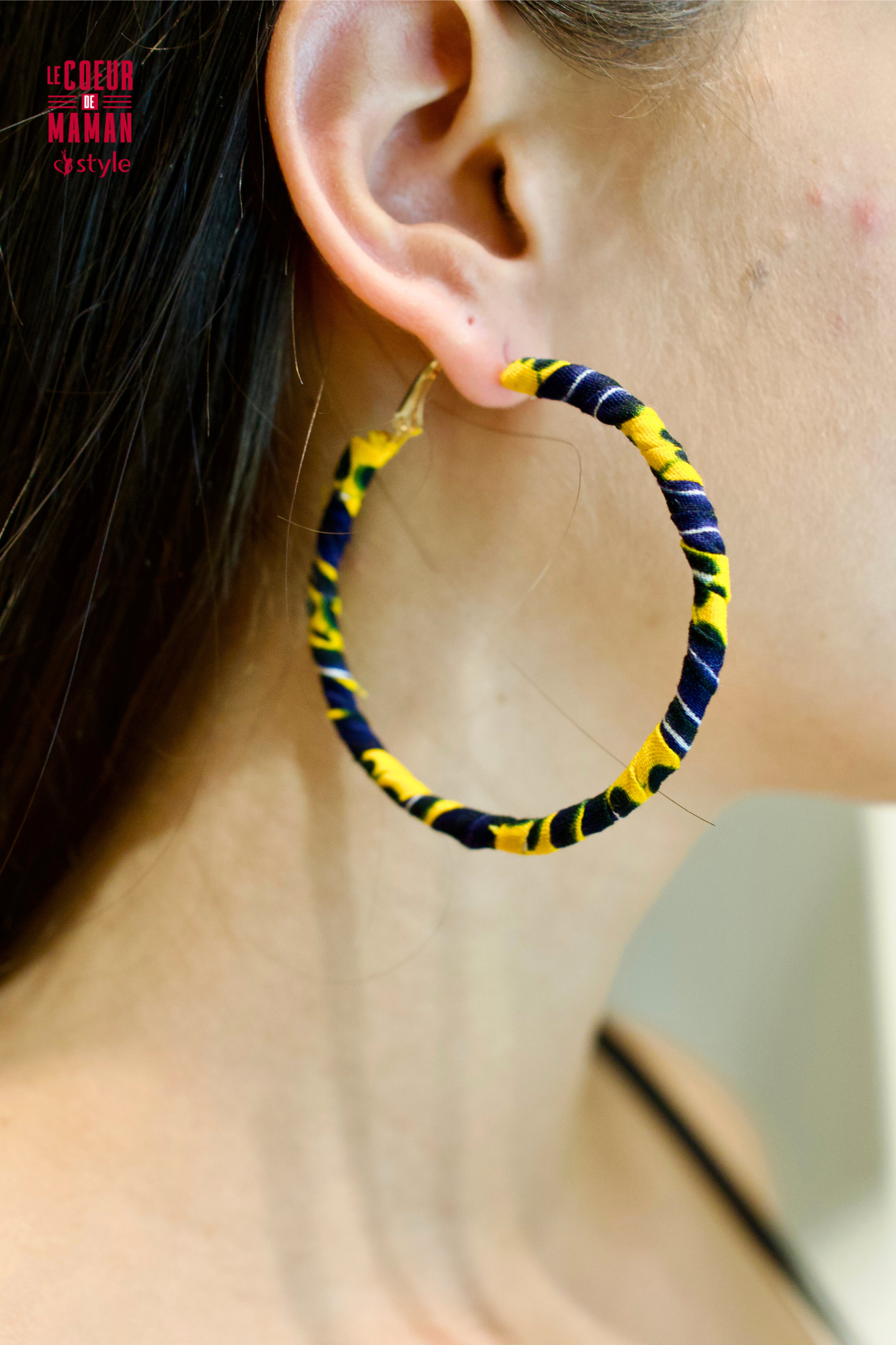 Boucle d'oreille Wax Créole