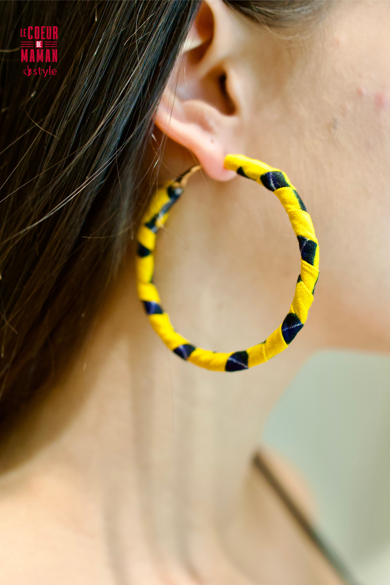 Boucle d'oreille Wax Créole