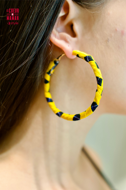 Boucle d'oreille Wax Créole