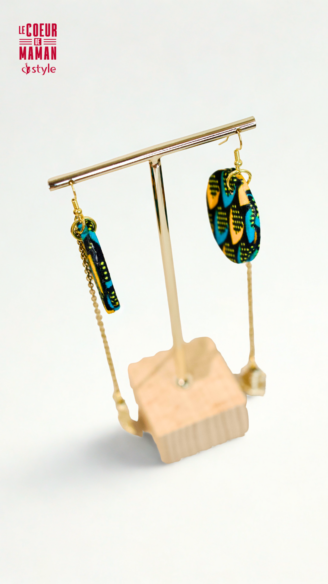 Boucle d'oreille Wax Rond