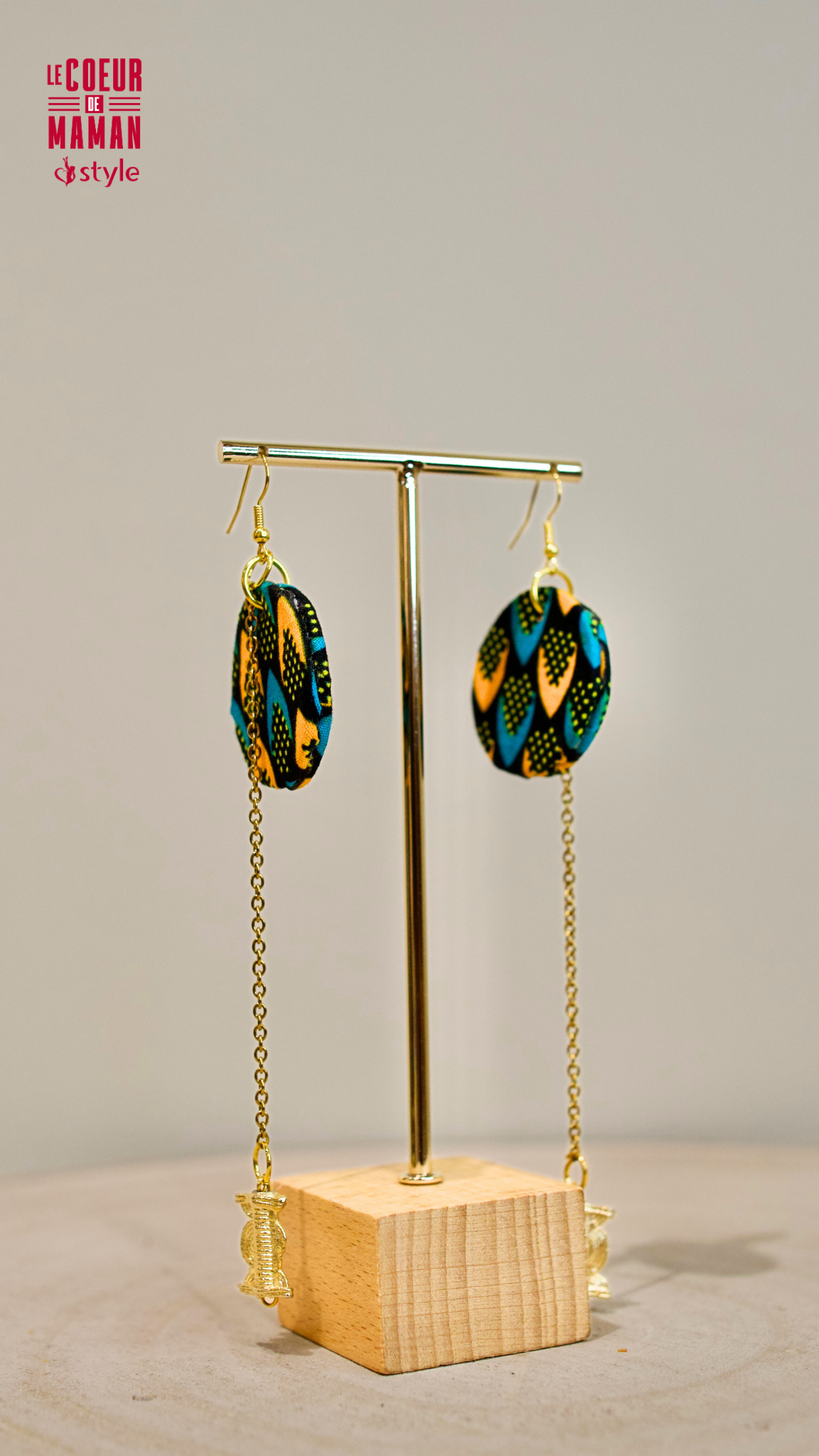 Boucle d'oreille Wax Rond