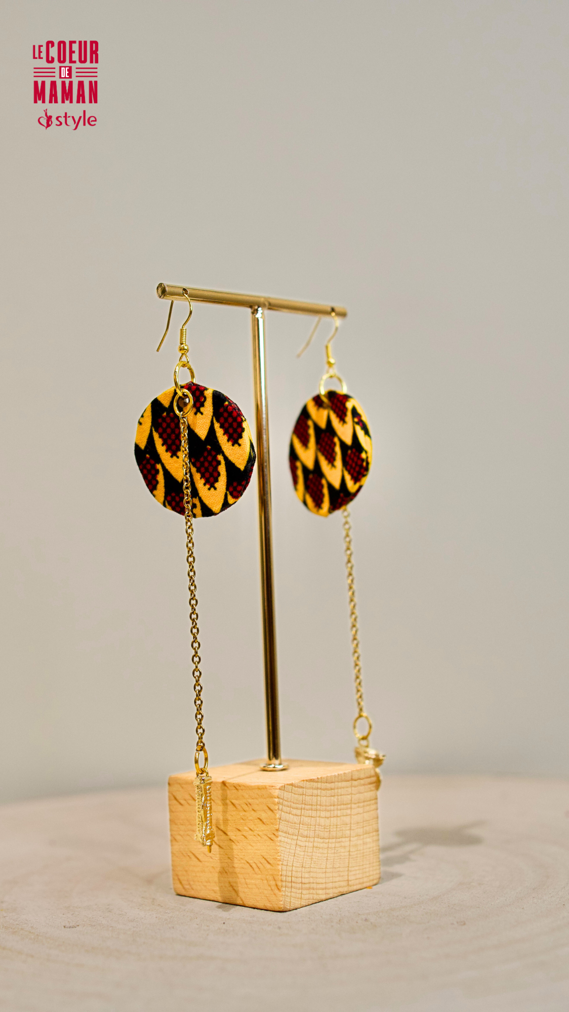Boucle d'oreille Wax Rond