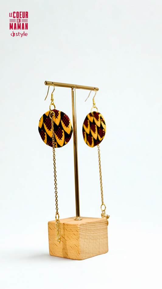 Boucle d'oreille Wax Rond
