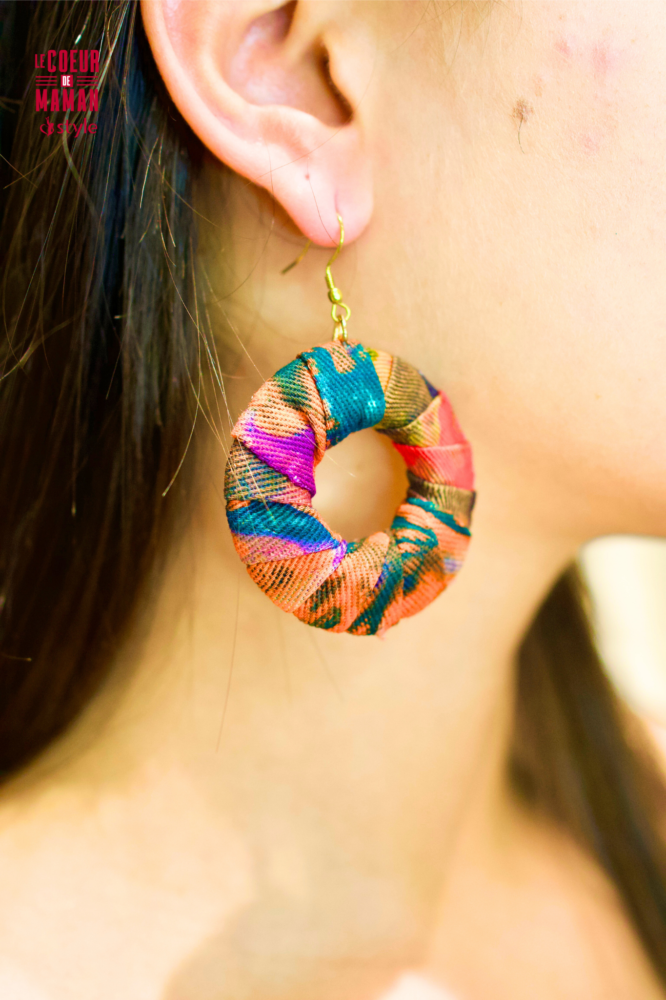 Boucle d'oreille Wax Or