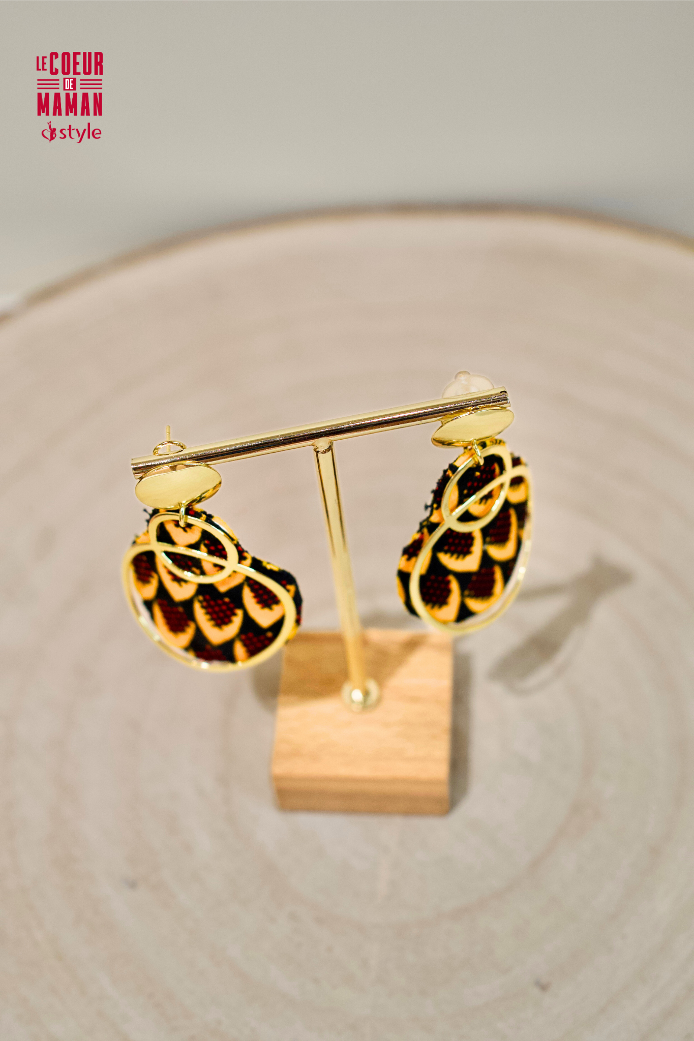 Boucle d'oreille Wax Or