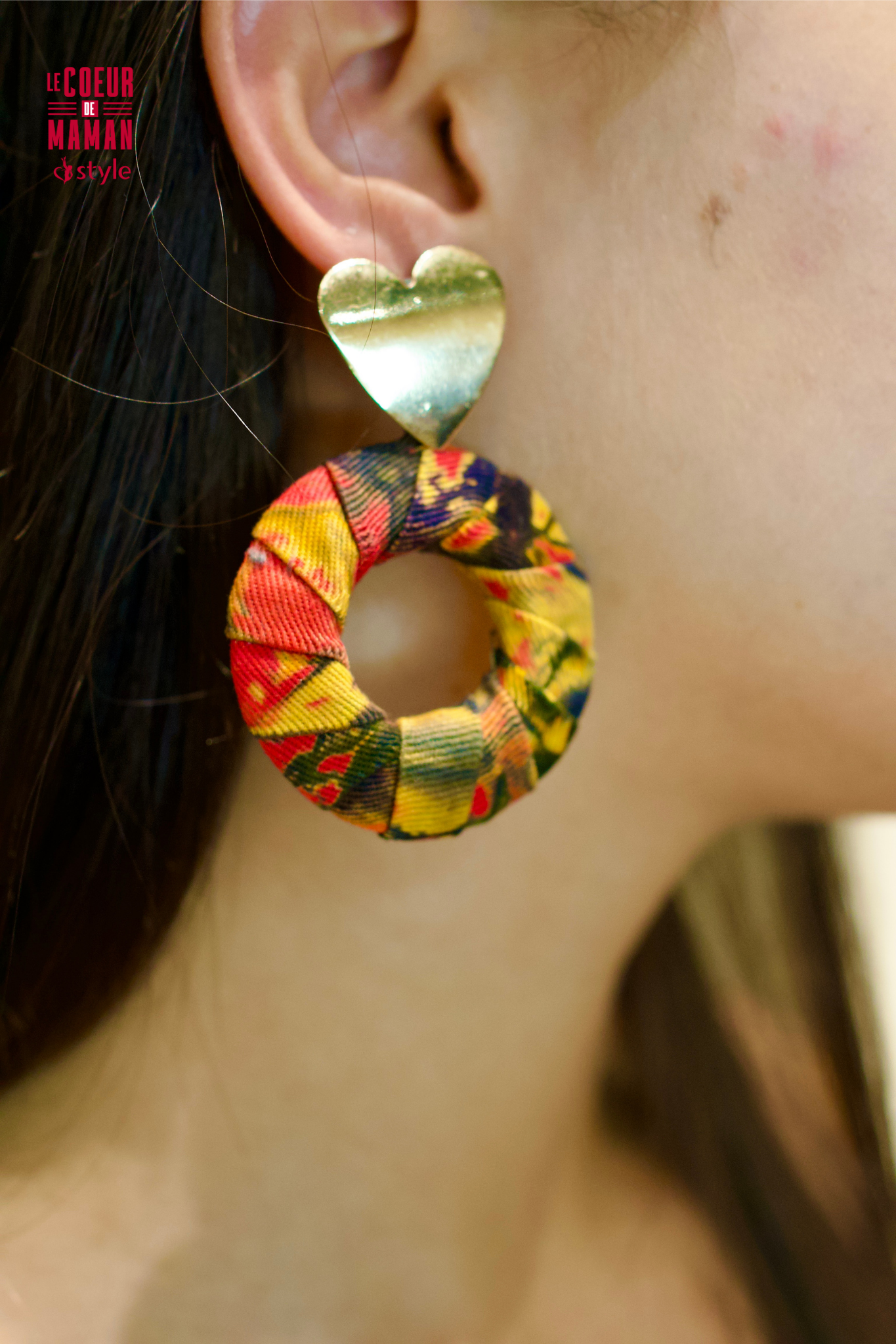Boucle d'oreille Wax Or