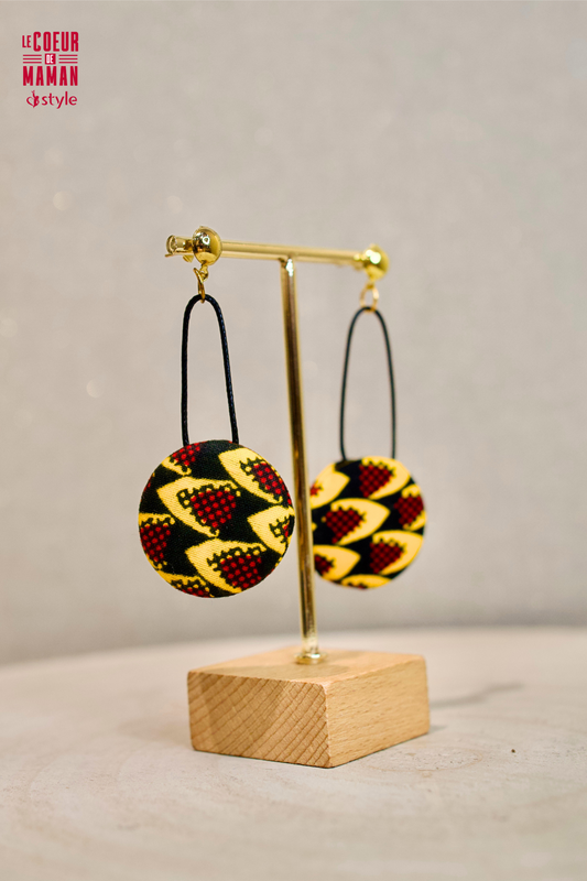 Boucle d'oreille Wax Rond