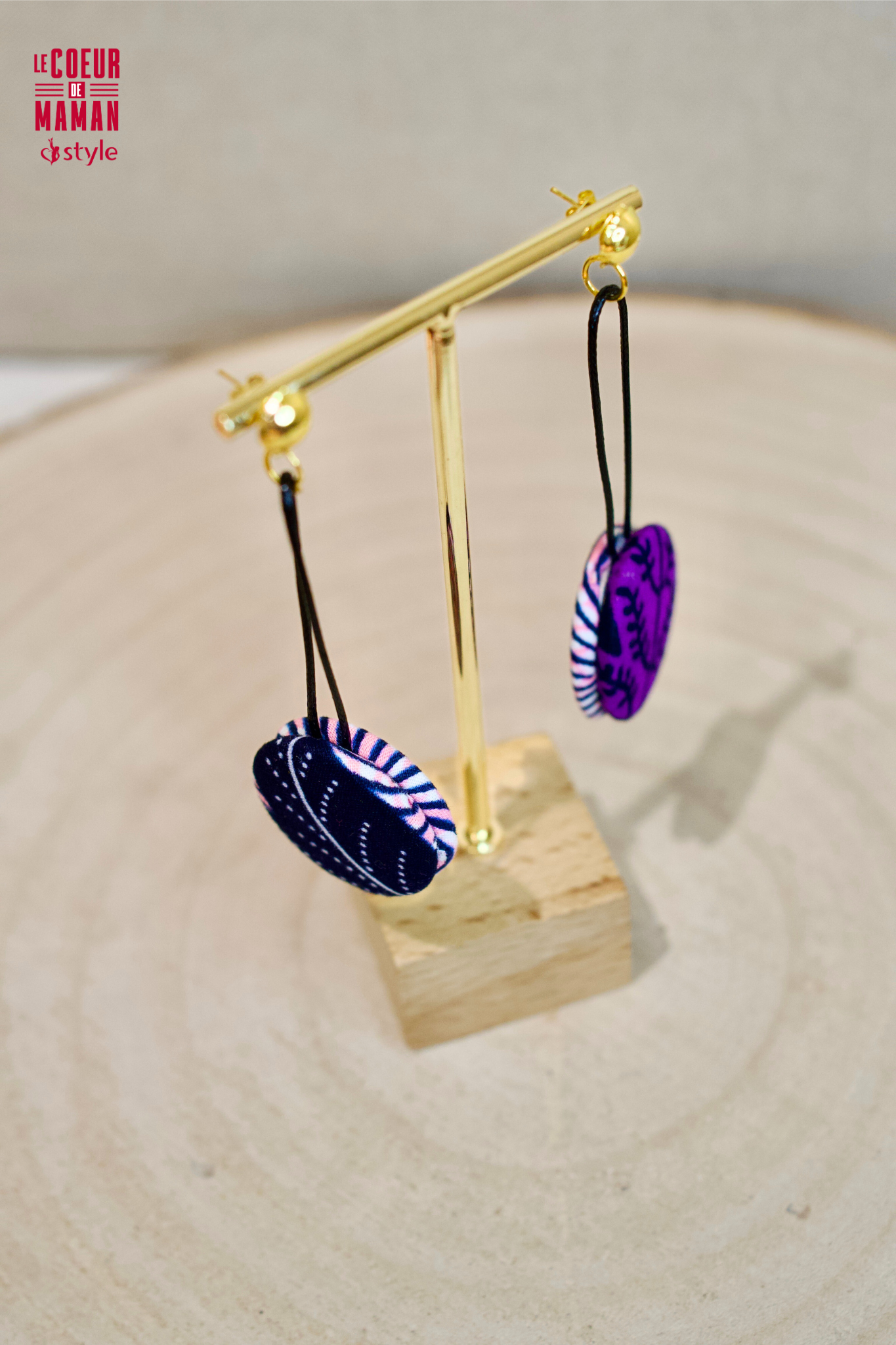 Boucle d'oreille Wax Rond