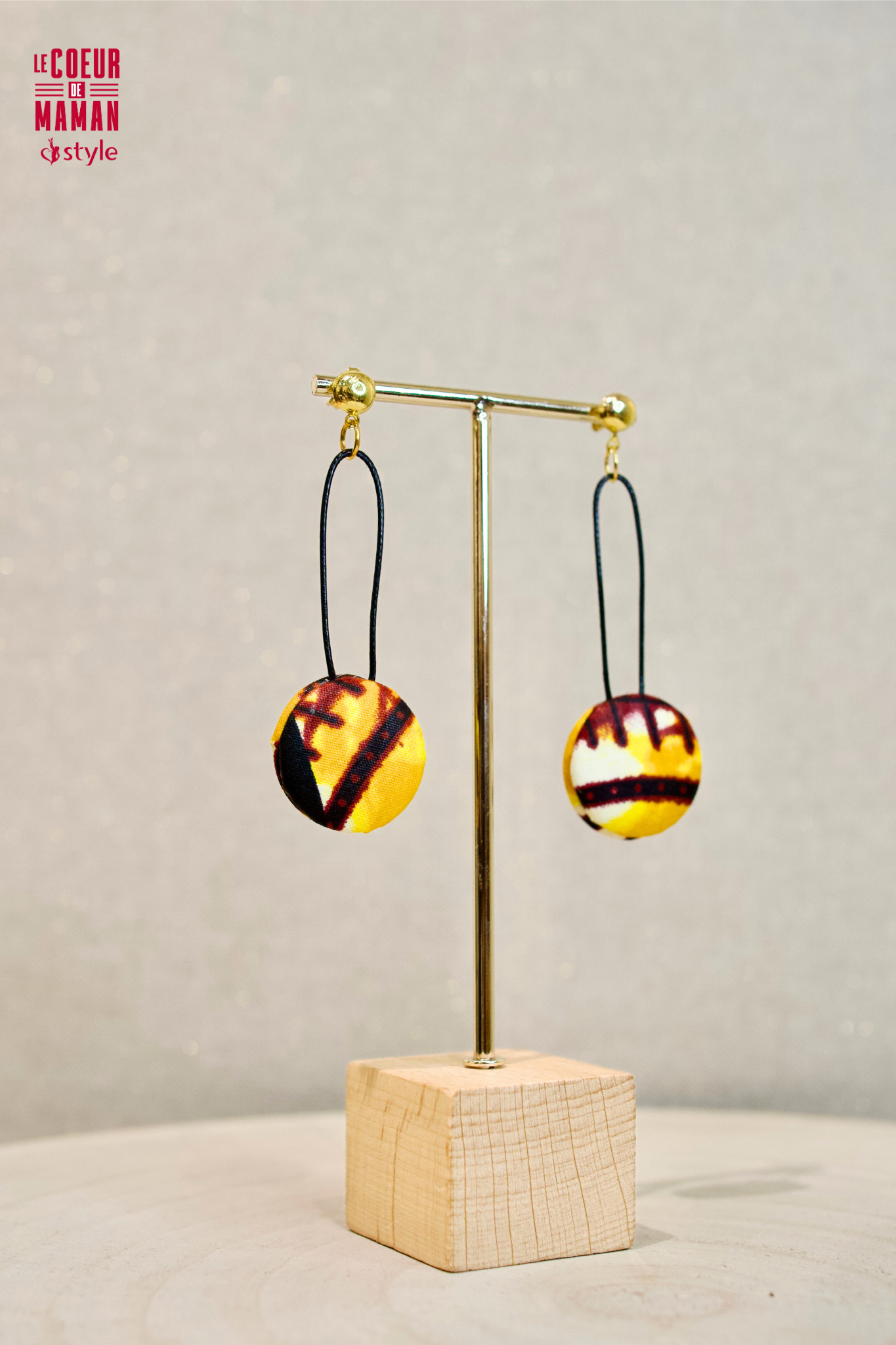 Boucle d'oreille Wax Rond