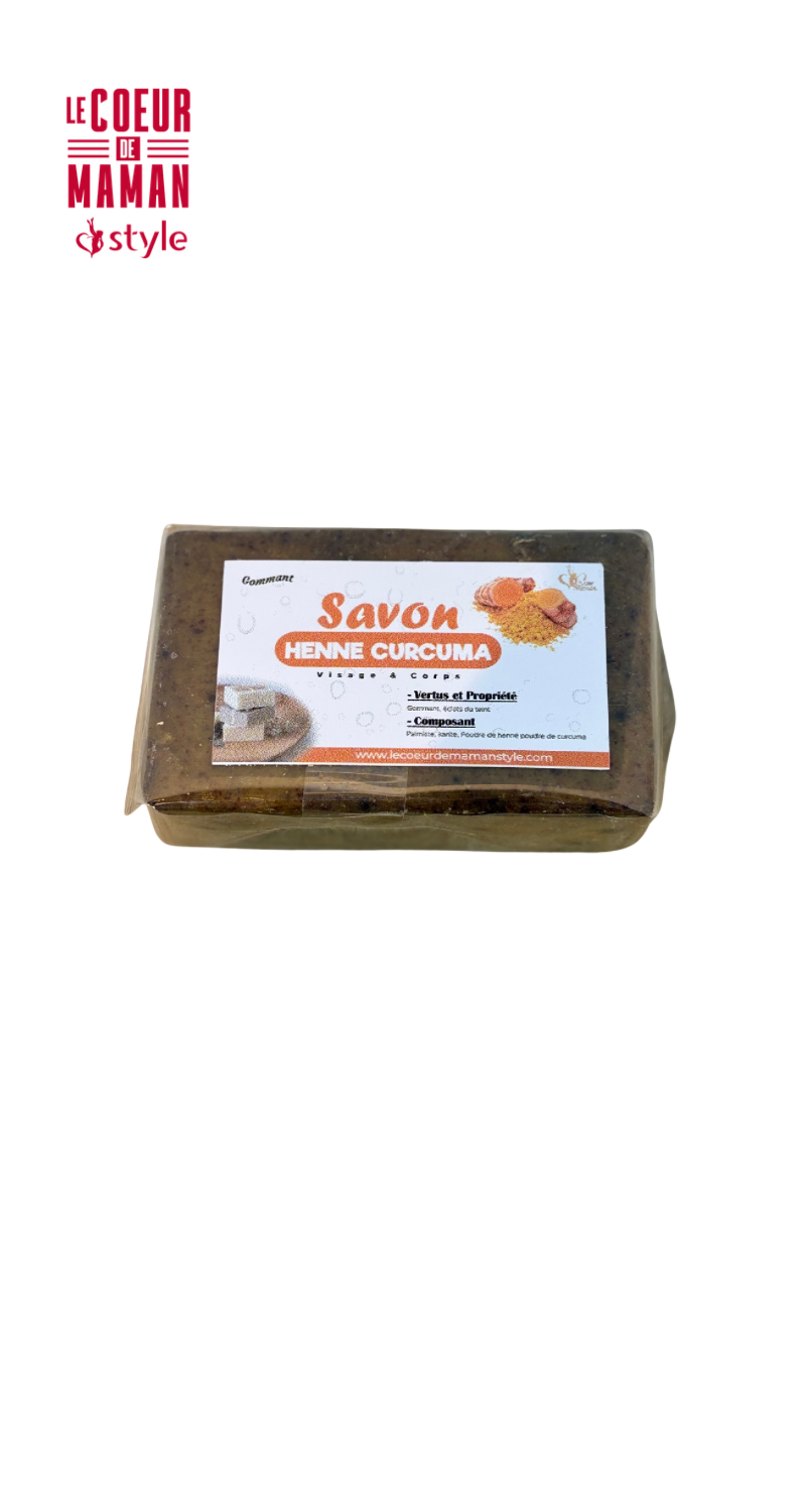 Savon au henné curcuma