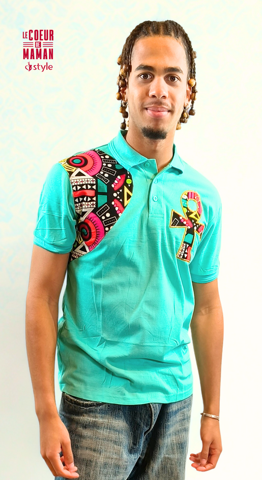 Polo Homme bleue