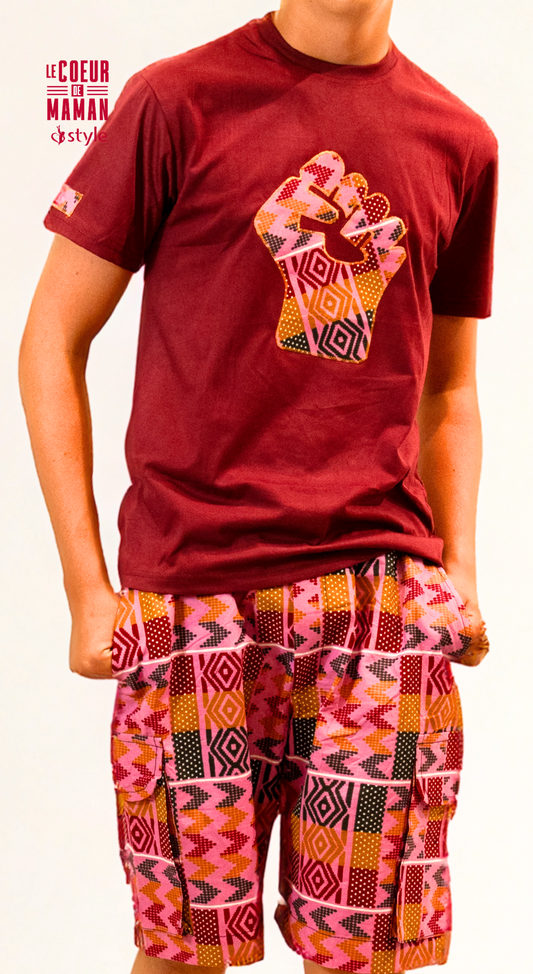 Short Homme rouge