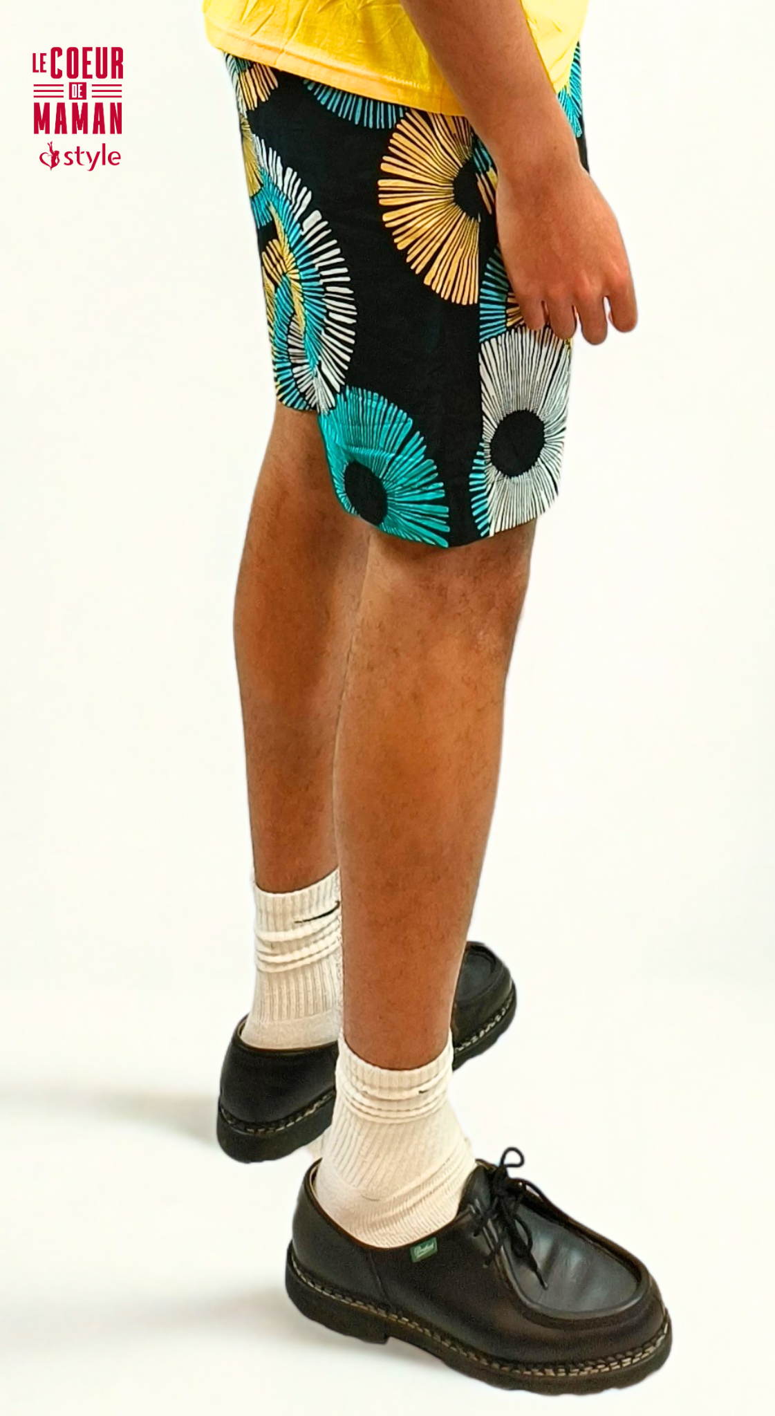 Short Homme bleu