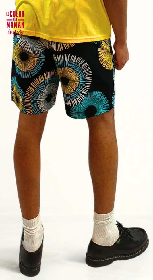 Short Homme bleu