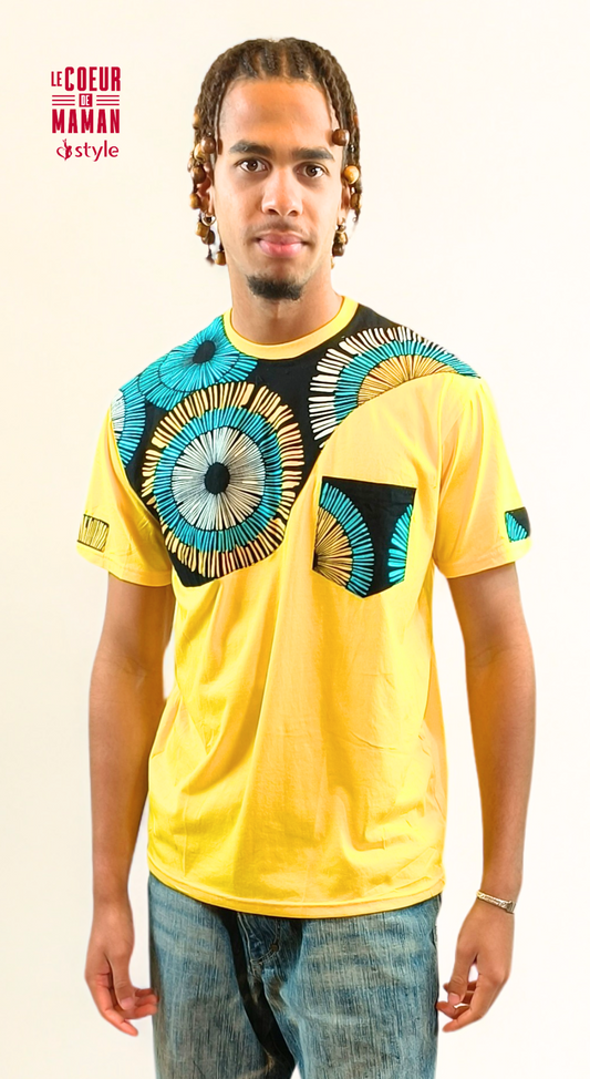 T-Shirt Homme jaune