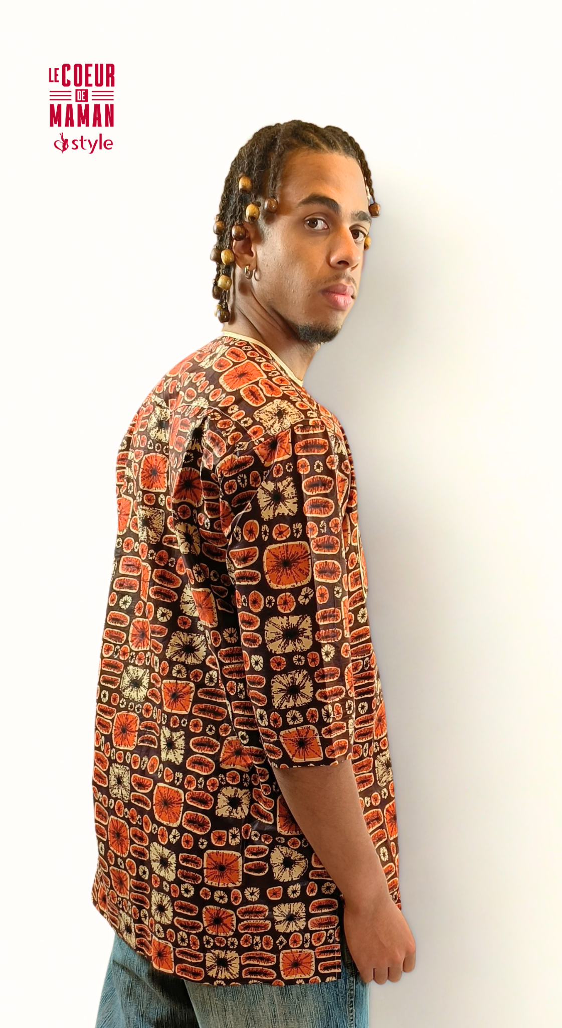 Tunique Homme marron